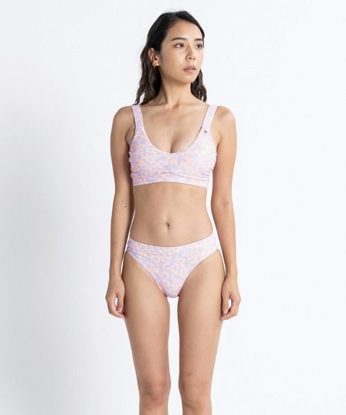ROXY(ロキシー)の「BIG UP/ロキシービキニ(水着)(水着・レディース・カーキ/ブルー/パープル・SMALL/MEDIUM/LARGE)」の4枚目の写真