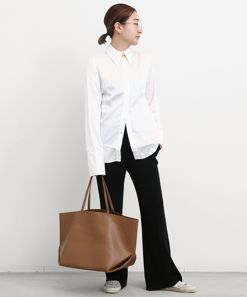 GOLDEN GOOSE(ゴールデングース)の「【GOLDEN GOOSE/ゴールデングース】VISCOSE シャツ(シャツ/ブラウス・レディース・アイボリー・FREE)」の21枚目の写真