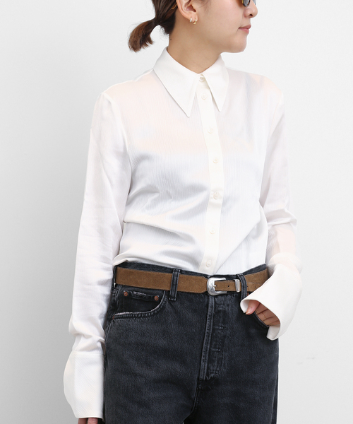 GOLDEN GOOSE(ゴールデングース)の「【GOLDEN GOOSE/ゴールデングース】VISCOSE シャツ(シャツ/ブラウス・レディース・アイボリー・FREE)」の13枚目の写真