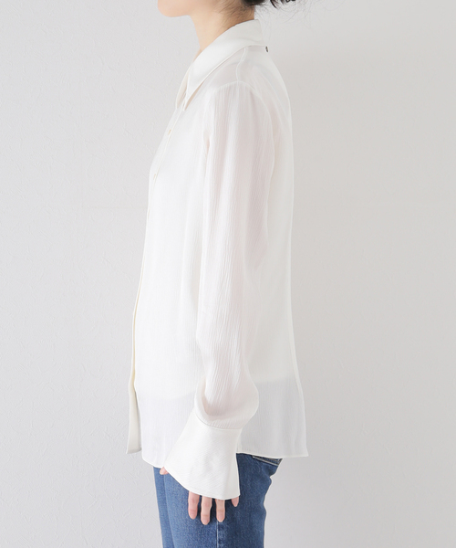 GOLDEN GOOSE(ゴールデングース)の「【GOLDEN GOOSE/ゴールデングース】VISCOSE シャツ(シャツ/ブラウス・レディース・アイボリー・FREE)」の16枚目の写真