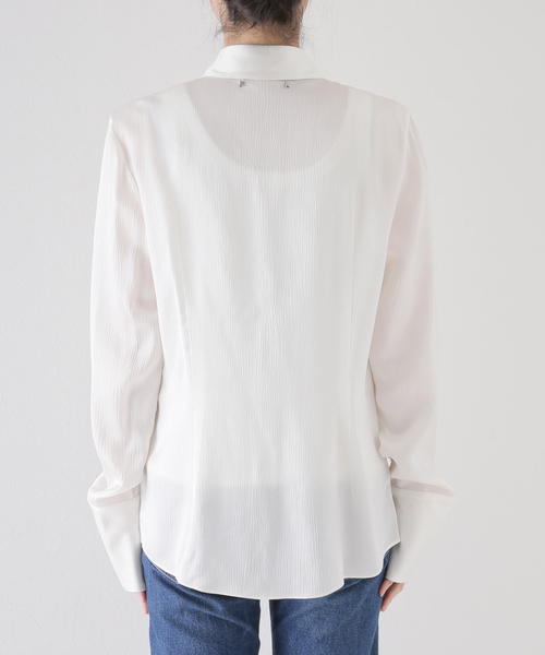 GOLDEN GOOSE(ゴールデングース)の「【GOLDEN GOOSE/ゴールデングース】VISCOSE シャツ(シャツ/ブラウス・レディース・アイボリー・FREE)」の11枚目の写真
