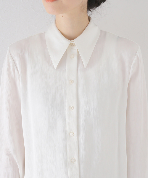 GOLDEN GOOSE(ゴールデングース)の「【GOLDEN GOOSE/ゴールデングース】VISCOSE シャツ(シャツ/ブラウス・レディース・アイボリー・FREE)」の6枚目の写真