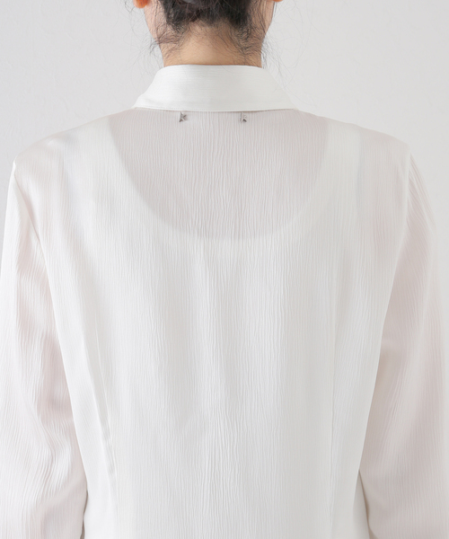 GOLDEN GOOSE(ゴールデングース)の「【GOLDEN GOOSE/ゴールデングース】VISCOSE シャツ(シャツ/ブラウス・レディース・アイボリー・FREE)」の14枚目の写真