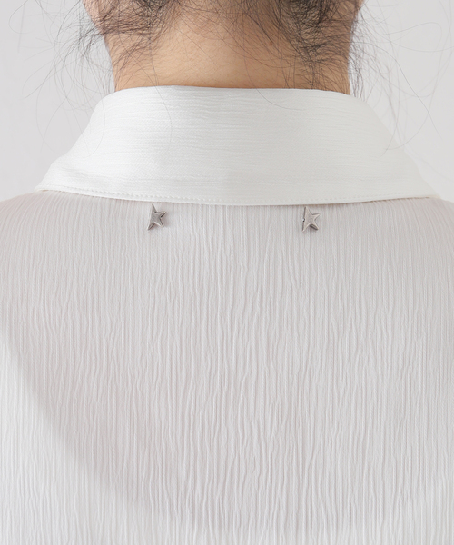 GOLDEN GOOSE(ゴールデングース)の「【GOLDEN GOOSE/ゴールデングース】VISCOSE シャツ(シャツ/ブラウス・レディース・アイボリー・FREE)」の8枚目の写真
