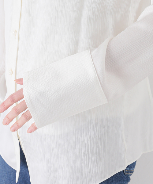 GOLDEN GOOSE(ゴールデングース)の「【GOLDEN GOOSE/ゴールデングース】VISCOSE シャツ(シャツ/ブラウス・レディース・アイボリー・FREE)」の19枚目の写真