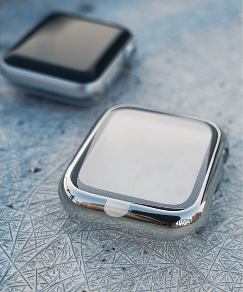 zandy(ズィーアンドワイ)の「zandy ズィー・アンド・ワイ/ Apple Watch【メッキハードフルケース】 アップルウォッチフルカバー ハードケース 全面保護 メッキタイプ //// case2(デジタル腕時計・レディース・ゴールド/ピンク/ピンクゴールド/シルバー/ブラック・40/44)」の15枚目の写真