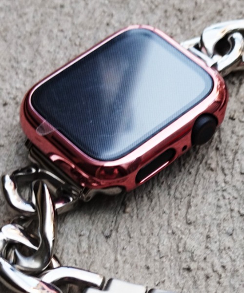 zandy(ズィーアンドワイ)の「zandy ズィー・アンド・ワイ/ Apple Watch【メッキハードフルケース】 アップルウォッチフルカバー ハードケース 全面保護 メッキタイプ //// case2(デジタル腕時計・レディース・ゴールド/ピンク/ピンクゴールド/シルバー/ブラック・40/44)」の22枚目の写真