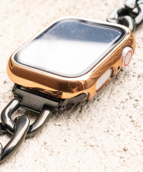 zandy(ズィーアンドワイ)の「zandy ズィー・アンド・ワイ / Apple Watch【メッキハードフルケース】 アップルウォッチフルカバー ハードケース 全面保護 メッキタイプ //// case2(デジタル腕時計・レディース・ゴールド/ピンク/ピンクゴールド/シルバー/ブラック・40/44/42/46)」の22枚目の写真