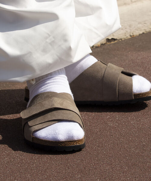 GLOSTER（グロスター）の「《WEB限定》【AUTENTI/オーテンティ】Suede Sandal スウェードレザーサンダル コンフォートサンダル（サンダル・メンズ・ブラック/ベージュ・40/41/42/43）」の7枚目の写真