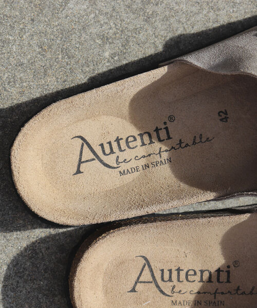GLOSTER（グロスター）の「《WEB限定》【AUTENTI/オーテンティ】Suede Sandal スウェードレザーサンダル コンフォートサンダル（サンダル・メンズ・ブラック/ベージュ・40/41/42/43）」の15枚目の写真