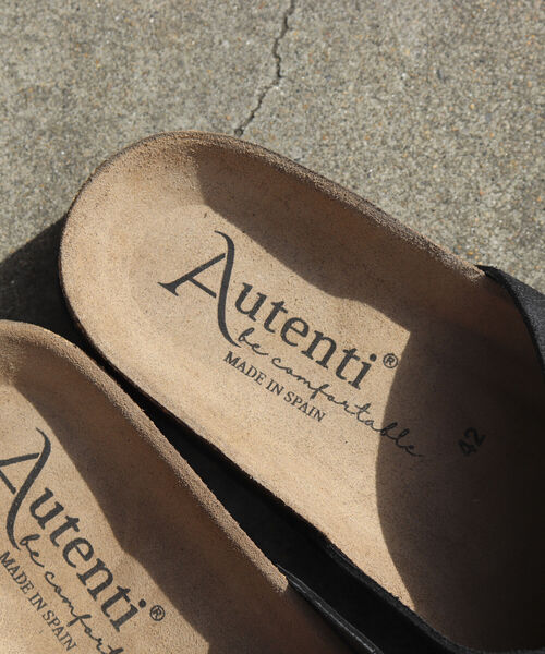 GLOSTER（グロスター）の「《WEB限定》【AUTENTI/オーテンティ】Suede Sandal スウェードレザーサンダル コンフォートサンダル（サンダル・メンズ・ブラック/ベージュ・40/41/42/43）」の14枚目の写真