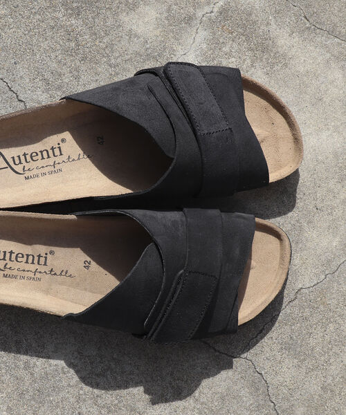 GLOSTER（グロスター）の「《WEB限定》【AUTENTI/オーテンティ】Suede Sandal スウェードレザーサンダル コンフォートサンダル（サンダル・メンズ・ブラック/ベージュ・40/41/42/43）」の21枚目の写真