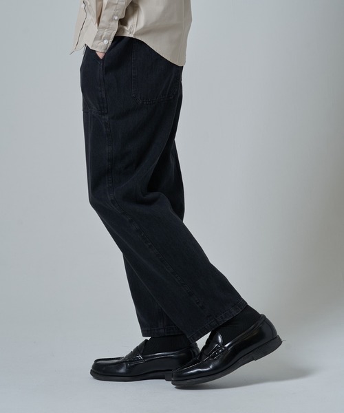 CORISCO(コリスコ)の「11ozデニムペインターパンツ(M1)(デニムパンツ・メンズ・ブラック/アイボリー/ライトインディゴブルー・LARGE/X-LARGE/MEDIUM)」の16枚目の写真