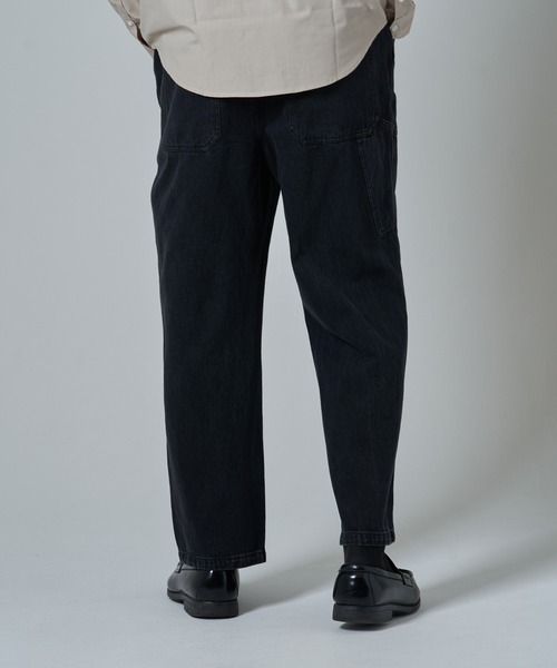 CORISCO(コリスコ)の「11ozデニムペインターパンツ(M1)(デニムパンツ・メンズ・ブラック/アイボリー/ライトインディゴブルー・LARGE/X-LARGE/MEDIUM)」の17枚目の写真
