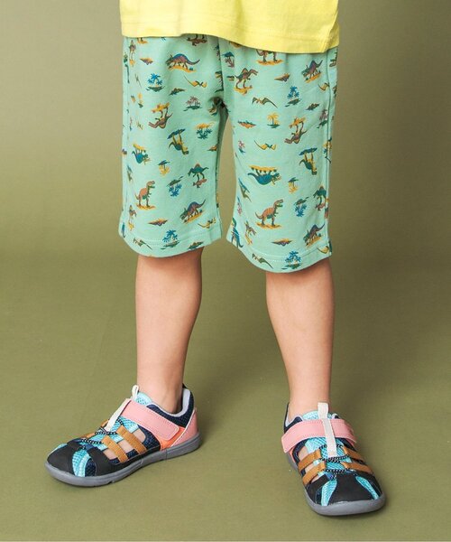 BREEZE（ブリーズ）の「【WEB限定/カラバリ豊富】DAISUKI ハーフパンツ（その他パンツ・キッズ・クリーム/ブルー/オレンジ/ライム/ブラック/アイボリー/ピンク/ライトグレー/サックスブルー/レッド/ブラウン/レインボー/グレー/オフホワイト/グリーン/ネイビー/ベージュ/カーキ・100/110/120/130/70/80/90）」の9枚目の写真