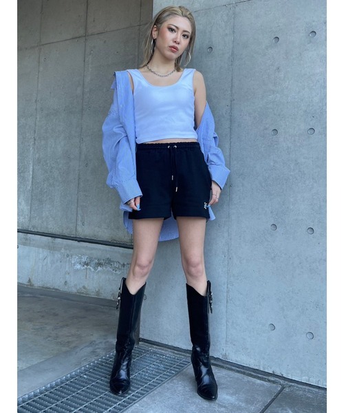 EGOIST（エゴイスト）の「ストライプシャツ（シャツ/ブラウス・レディース・グリーン/ブルー・FREE）」の12枚目の写真