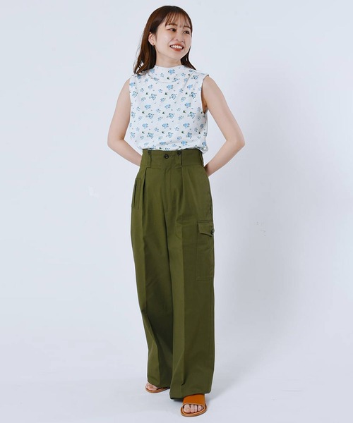 Bshop(ビショップ)の「Tangent | フィールドパンツ WOMEN(その他パンツ・レディース・ネイビー/オリーブ・36/38)」の2枚目の写真