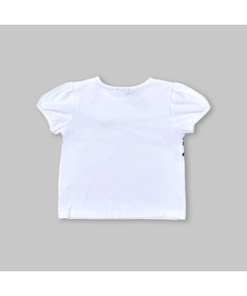 BeBe（ベベ）の「BeBe/リボンプリントTシャツ(90~150cm)（Tシャツ/カットソー・キッズ・ホワイト/ネイビー・150/140/90/110/100/120/130）」の12枚目の写真