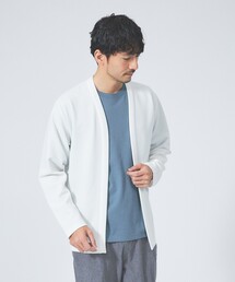 【アンサンブル対応】フクレ ジャガード セミショール カーディガン