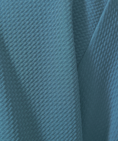 ABAHOUSE GRAY（アバハウスグレイ）の「【アンサンブル対応】フクレ ジャガード セミショール カーディガン（カーディガン/ボレロ・メンズ・ネイビー/エメラルド/ホワイト/グレイッシュベージュ/ブラック/モカ/グレイッシュブルー・46/48）」の16枚目の写真