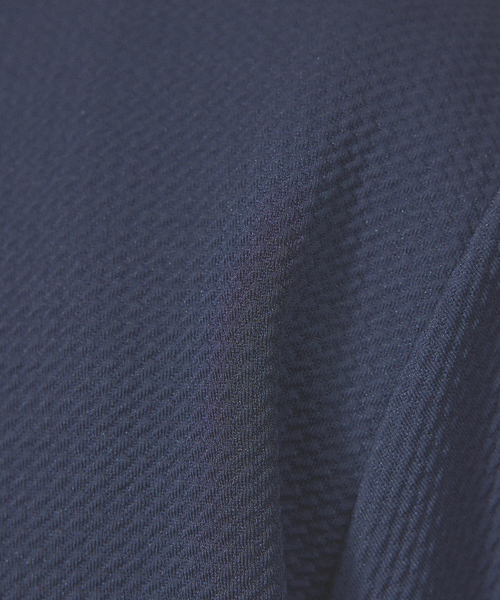 ABAHOUSE GRAY（アバハウスグレイ）の「【アンサンブル対応】フクレ ジャガード セミショール カーディガン（カーディガン/ボレロ・メンズ・ネイビー/エメラルド/ホワイト/グレイッシュベージュ/ブラック/モカ/グレイッシュブルー・46/48）」の18枚目の写真