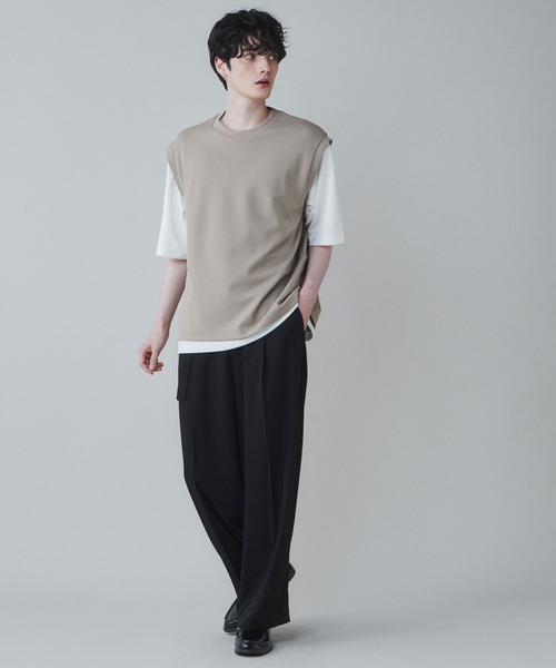 LUCY（ルーシー）の「LUCY/アンサンブル ベストT（アンサンブル・メンズ・ブルー/ベージュ/ダークグレー/ブラック/グリーン/ブルー系その他/ベージュ系その他・LARGE/MEDIUM）」の10枚目の写真