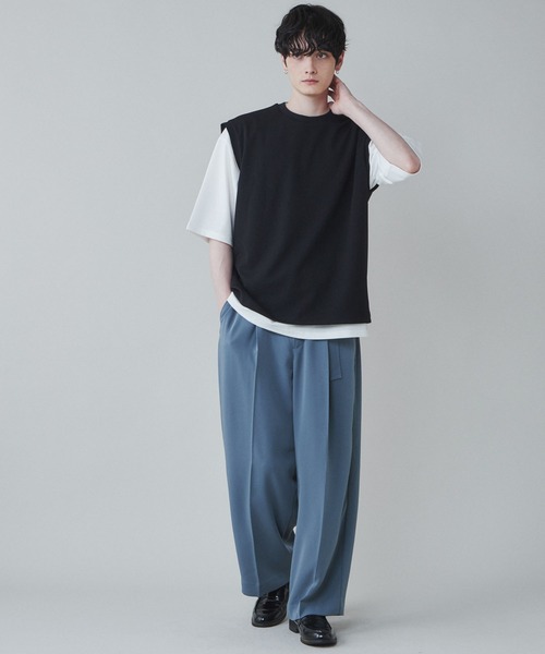 LUCY（ルーシー）の「LUCY/アンサンブル ベストT（アンサンブル・メンズ・ブルー/ベージュ/ダークグレー/ブラック/グリーン/ブルー系その他/ベージュ系その他・LARGE/MEDIUM）」の14枚目の写真