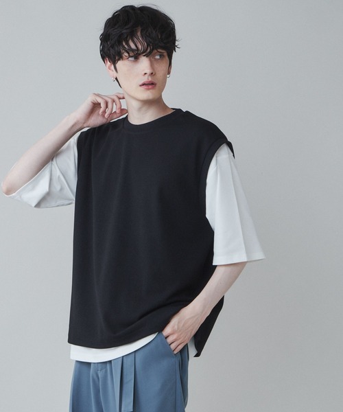 LUCY（ルーシー）の「LUCY/アンサンブル ベストT（アンサンブル・メンズ・ブルー/ベージュ/ダークグレー/ブラック/グリーン/ブルー系その他/ベージュ系その他・LARGE/MEDIUM）」の12枚目の写真