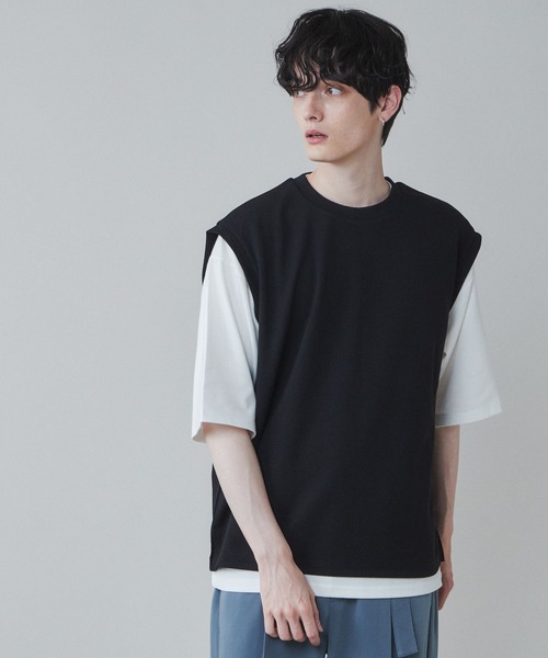 LUCY（ルーシー）の「LUCY/アンサンブル ベストT（アンサンブル・メンズ・ブルー/ベージュ/ダークグレー/ブラック/グリーン/ブルー系その他/ベージュ系その他・LARGE/MEDIUM）」の13枚目の写真