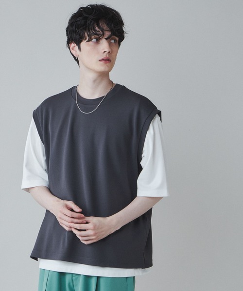 LUCY（ルーシー）の「LUCY/アンサンブル ベストT（アンサンブル・メンズ・ブルー/ベージュ/ダークグレー/ブラック/グリーン/ブルー系その他/ベージュ系その他・LARGE/MEDIUM）」の16枚目の写真