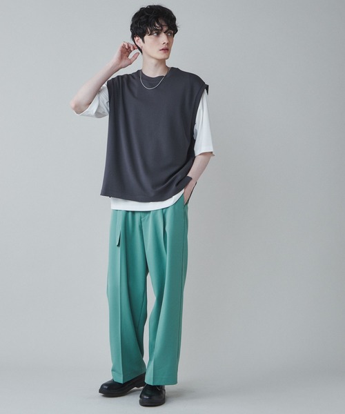 LUCY（ルーシー）の「LUCY/アンサンブル ベストT（アンサンブル・メンズ・ブルー/ベージュ/ダークグレー/ブラック/グリーン/ブルー系その他/ベージュ系その他・LARGE/MEDIUM）」の17枚目の写真