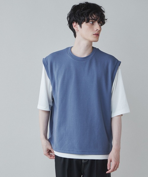 LUCY（ルーシー）の「LUCY/アンサンブル ベストT（アンサンブル・メンズ・ブルー/ベージュ/ダークグレー/ブラック/グリーン/ブルー系その他/ベージュ系その他・LARGE/MEDIUM）」の22枚目の写真