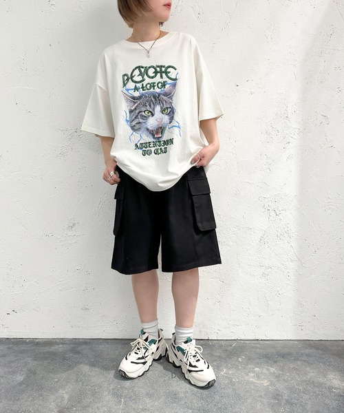 apres jour mignon(アプレジュールミニョン)の「カーゴハーフパンツ【ZOZOTOWN限定アイテム】(その他パンツ・レディース・ブラック/カーキ/ネイビー・フリー/X-LARGE)」の8枚目の写真