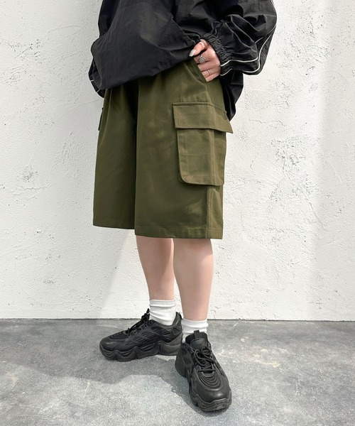 apres jour mignon(アプレジュールミニョン)の「カーゴハーフパンツ【ZOZOTOWN限定アイテム】(その他パンツ・レディース・ブラック/カーキ/ネイビー・フリー/X-LARGE)」の10枚目の写真