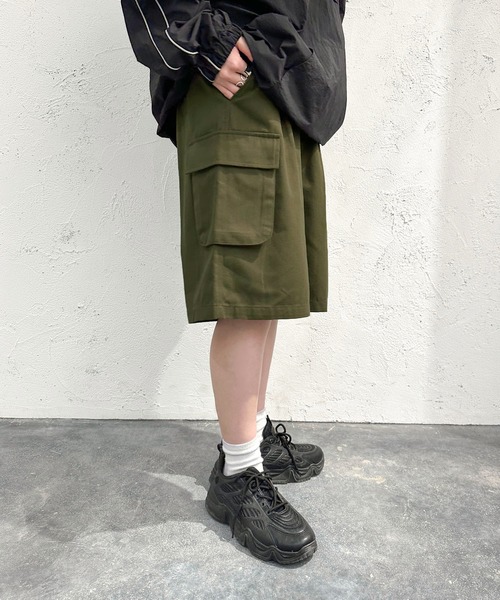 apres jour mignon(アプレジュールミニョン)の「カーゴハーフパンツ【ZOZOTOWN限定アイテム】(その他パンツ・レディース・ブラック/カーキ/ネイビー・フリー/X-LARGE)」の12枚目の写真