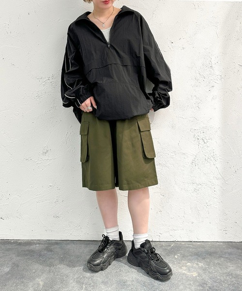 apres jour mignon(アプレジュールミニョン)の「カーゴハーフパンツ【ZOZOTOWN限定アイテム】(その他パンツ・レディース・ブラック/カーキ/ネイビー・フリー/X-LARGE)」の14枚目の写真