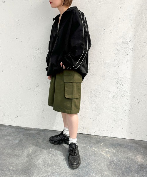 apres jour mignon(アプレジュールミニョン)の「カーゴハーフパンツ【ZOZOTOWN限定アイテム】(その他パンツ・レディース・ブラック/カーキ/ネイビー・フリー/X-LARGE)」の15枚目の写真