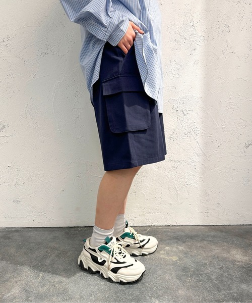 apres jour mignon(アプレジュールミニョン)の「カーゴハーフパンツ【ZOZOTOWN限定アイテム】(その他パンツ・レディース・ブラック/カーキ/ネイビー・フリー/X-LARGE)」の18枚目の写真