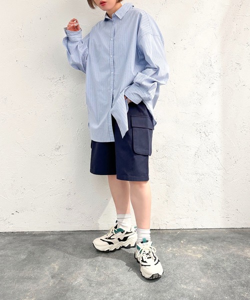 apres jour mignon(アプレジュールミニョン)の「カーゴハーフパンツ【ZOZOTOWN限定アイテム】(その他パンツ・レディース・ブラック/カーキ/ネイビー・フリー/X-LARGE)」の19枚目の写真