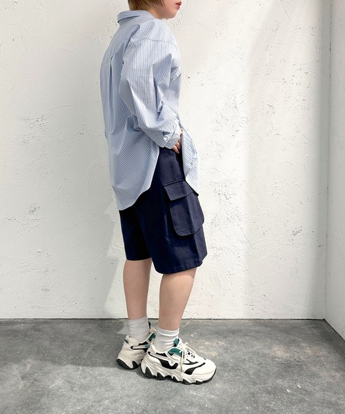 apres jour mignon(アプレジュールミニョン)の「カーゴハーフパンツ【ZOZOTOWN限定アイテム】(その他パンツ・レディース・ブラック/カーキ/ネイビー・フリー/X-LARGE)」の21枚目の写真