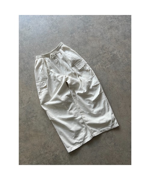 owndaily(オンデイリー)の「ホワイトカーゴパンツ ミリタリーパンツ スノーカーゴパンツ コットンパンツ(デニムパンツ・レディース・ホワイト・FREE)」の13枚目の写真