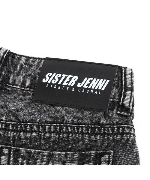 SISTER JENNI(SISTER JENNI)の「ケミカルタックデニムショーパン(デニムパンツ・キッズ・ブルー/ブラック・150cm/160cm/130cm/140cm)」の12枚目の写真