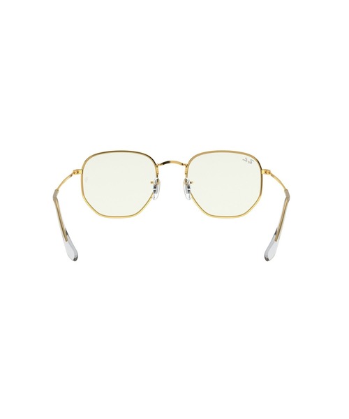 Ray-Ban(レイバン)の「Ray-Ban HEXAGONAL BLUE-LIGHT CLEAR 0RB3548519196BF(クリアレンズ・ブルーライトフィルター)(サングラス・メンズ・ゴールド・51)」の7枚目の写真