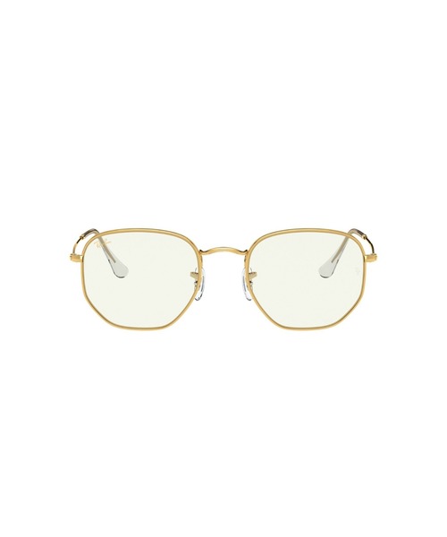 Ray-Ban(レイバン)の「Ray-Ban HEXAGONAL BLUE-LIGHT CLEAR 0RB3548519196BF(クリアレンズ・ブルーライトフィルター)(サングラス・メンズ・ゴールド・51)」の13枚目の写真