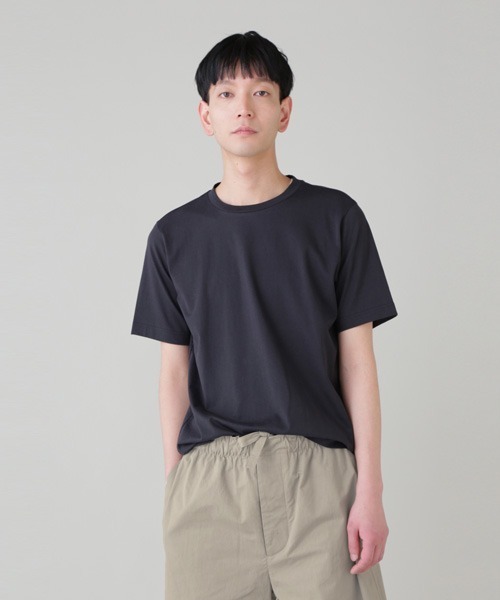 マーガレットハウエル COTTON LINEN JERSEY 半袖カットソー MARGARET HOWELL｜COTTON LINEN STRIPE JERSEY(オンライン
