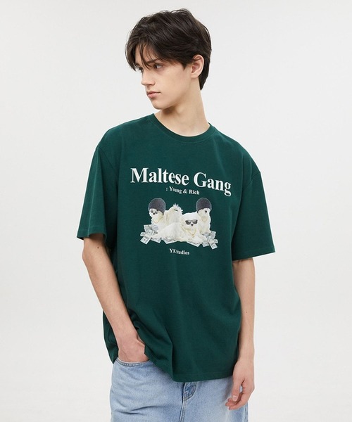 WaiKei（ワイケイ）の「【UNISEX】Wai Kei／ワイケイ MalteseGang T / マルチーズ ギャング 半袖Tシャツ 2907769（Tシャツ/カットソー・レディース・ホワイト/グリーン/ネイビー・X-LARGE/LARGE/MEDIUM）」の19枚目の写真