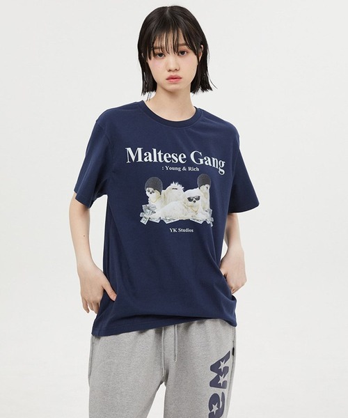 WaiKei（ワイケイ）の「【UNISEX】Wai Kei／ワイケイ MalteseGang T / マルチーズ ギャング 半袖Tシャツ 2907769（Tシャツ/カットソー・レディース・ホワイト/グリーン/ネイビー・X-LARGE/LARGE/MEDIUM）」の13枚目の写真