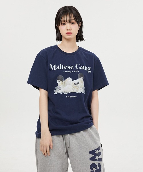 WaiKei（ワイケイ）の「【UNISEX】Wai Kei／ワイケイ MalteseGang T / マルチーズ ギャング 半袖Tシャツ 2907769（Tシャツ/カットソー・レディース・ホワイト/グリーン/ネイビー・X-LARGE/LARGE/MEDIUM）」の20枚目の写真