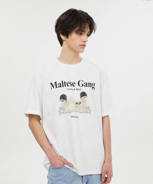 WaiKei（ワイケイ）の「【UNISEX】Wai Kei／ワイケイ MalteseGang T / マルチーズ ギャング 半袖Tシャツ 2907769（Tシャツ/カットソー・レディース・ホワイト/グリーン/ネイビー・X-LARGE/LARGE/MEDIUM）」の21枚目の写真