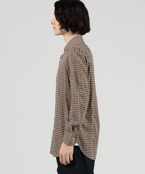 TOMORROWLAND (トゥモローランド)の「【別注】Maria Santangelo コットン ワンピースカラーシャツ(シャツ/ブラウス・メンズ・ベージュ系その他/ダークブラウン・41/40/39)」の5枚目の写真